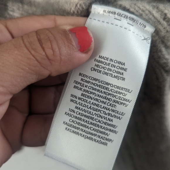 Polo Ralph Lauren Wool Cashmere Turtleneck | sz M - Picture 4 of 4